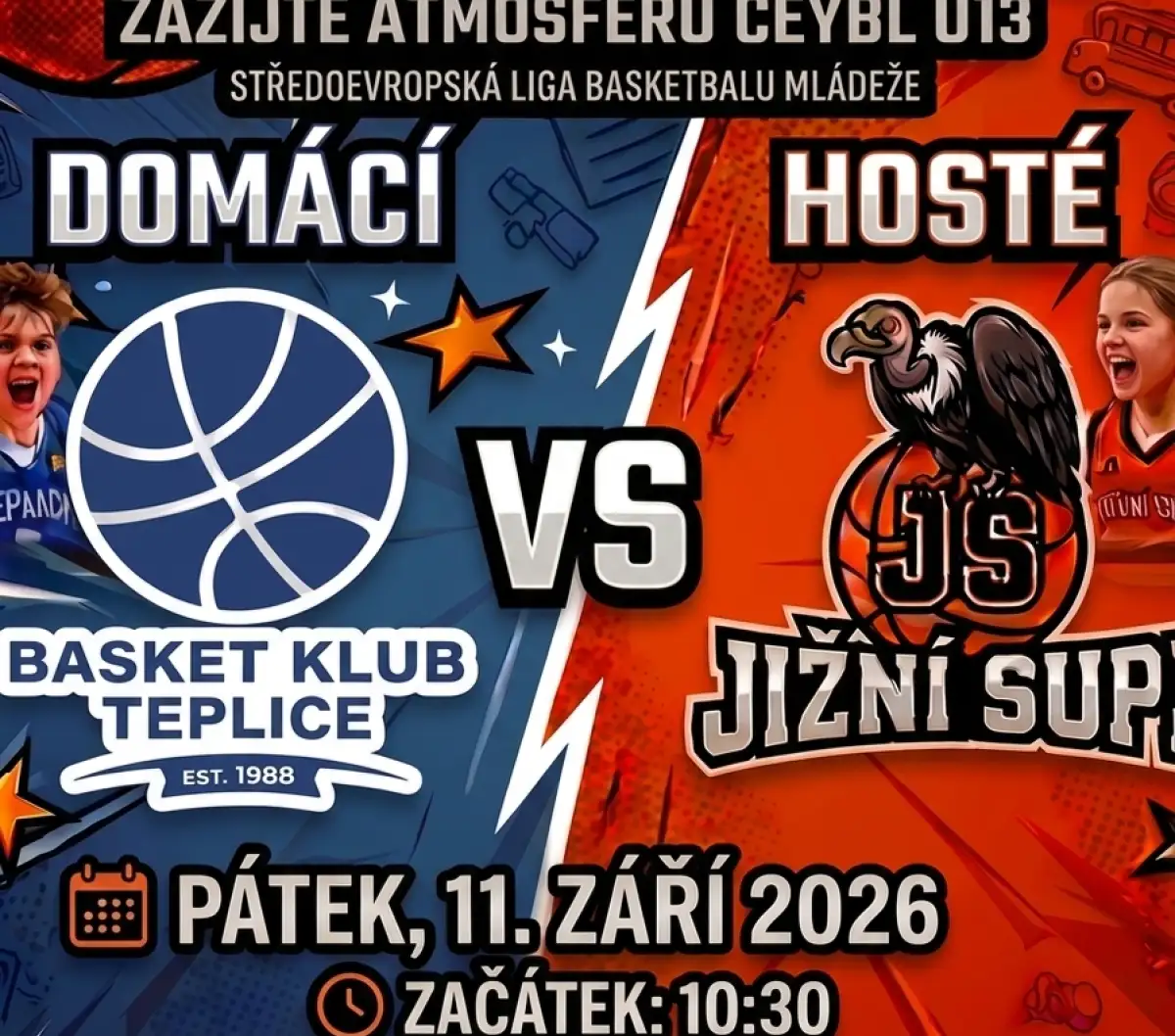 V RÁMCI CEYBLU U13 ZÁPAS PRO ŠKOLY!
